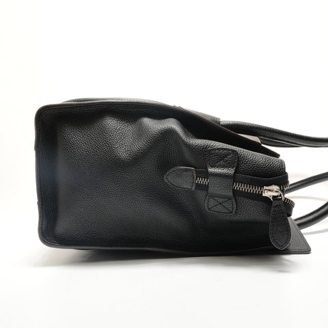 CELINE Luggage Medium Shopper Shoulder Bag black WS28943