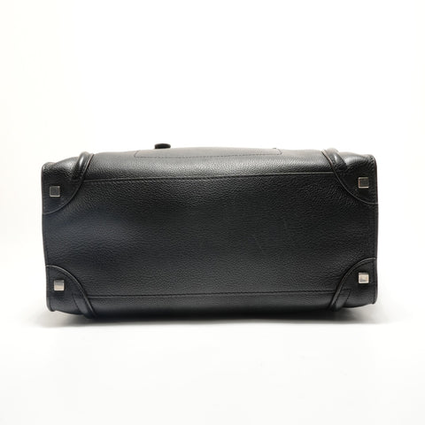 CELINE Luggage Medium Shopper Shoulder Bag black WS28943
