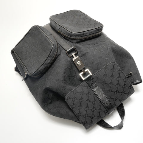 GUCCI GG canvas Backpack  Daypack black WS28944