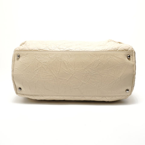 CHANEL Item No. 13, 2006-2007, Leather Quilted, COCO Mark Shoulder Bag beige WS28945