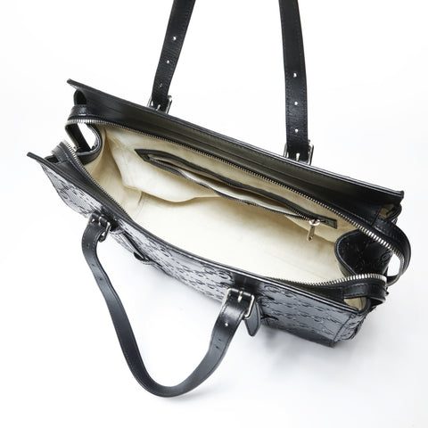 GUCCI GG embossed tote Tote Bag black WS28949