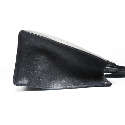 LOUIS VUITTON OnTheGo GM Monogram Empreinte Noir Tote Bag black WS28950