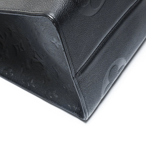 LOUIS VUITTON OnTheGo GM Monogram Empreinte Noir Tote Bag black WS28950