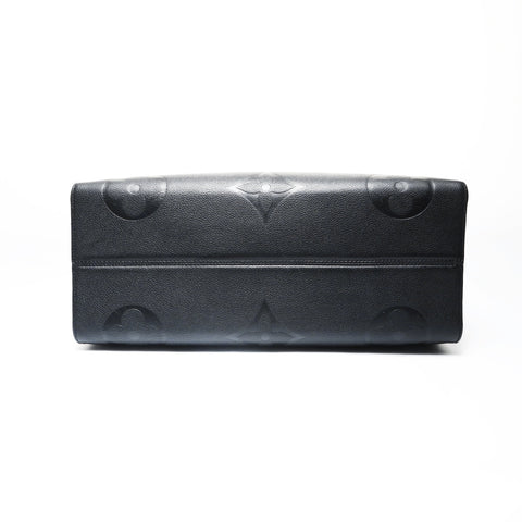 LOUIS VUITTON OnTheGo GM Monogram Empreinte Noir Tote Bag black WS28950