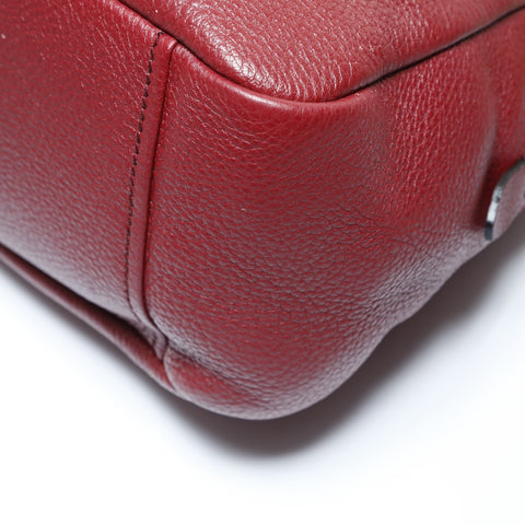 PRADA 2WAY Vitello Phoenix 1BB087 Shoulder Bag Red WS28952
