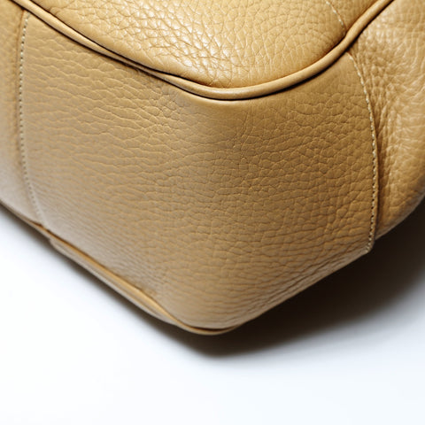 PRADA Python buckle tote bag, leather, LN09611 Shoulder Bag beige WS28953