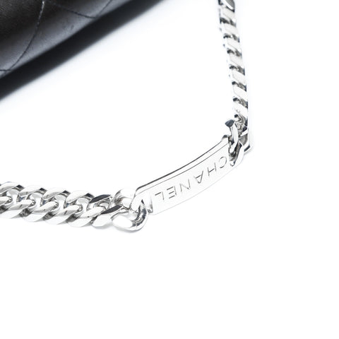 CHANEL Booth #4, 1992-1994, Large COCO Mark logo chain Handbag black WS28954