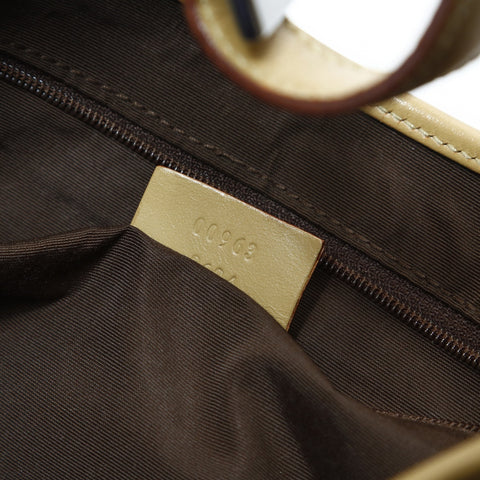 GUCCI GG Canvas One Belt Jackie Shoulder Bag beige WS28955