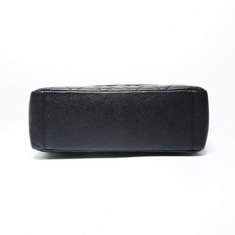 CHANEL Series 8, 2000-2002, Caviar Skin, Large COCO Mark Shoulder Bag black WS28959