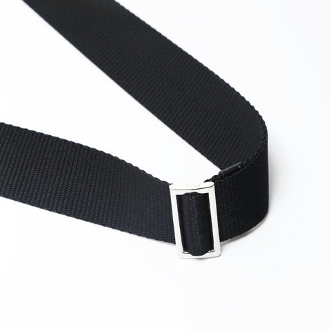 PRADA Nylon triangle logo Shoulder Bag black WS28962
