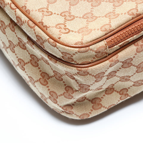 GUCCI GG Canvas x New York Yankees Backpack  Daypack Brown WS28963