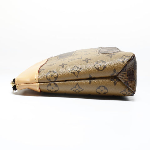 LOUIS VUITTON Pochette Voyage Spool Clutch bag Brown WS28968