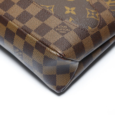 LOUIS VUITTON Pochette Voyage Spool Clutch bag Brown WS28968