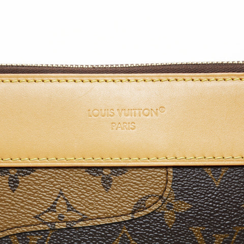 LOUIS VUITTON Pochette Voyage Spool Clutch bag Brown WS28968
