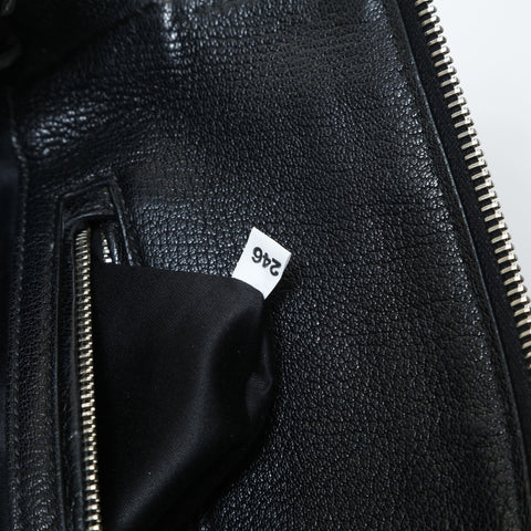 Miu Miu Leather 2WAY Shoulder Bag black WS28975
