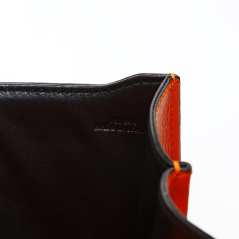 LOEWE Barcelona Leather Shoulder Bag Orange WS28979