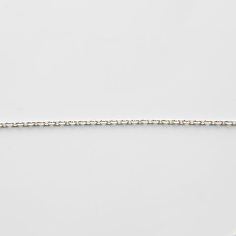 Van Cleef & Arpels Au750 Alhambra Guilloche White Gold Necklace Silver WS28981