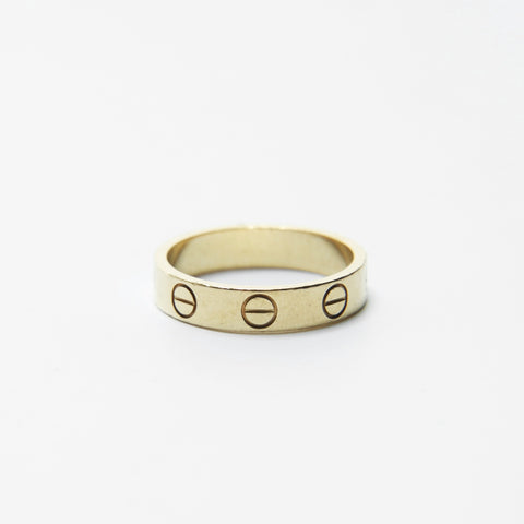 CARTIER Love Ring Au750 Size: 47 Ring gold WS28984