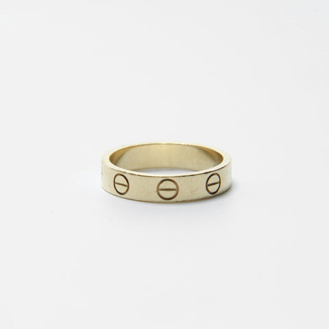 CARTIER Love Ring Au750 Size: 47 Ring gold WS28984