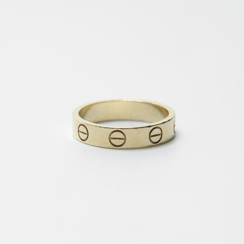 CARTIER Love Ring Au750 Size: 47 Ring gold WS28984