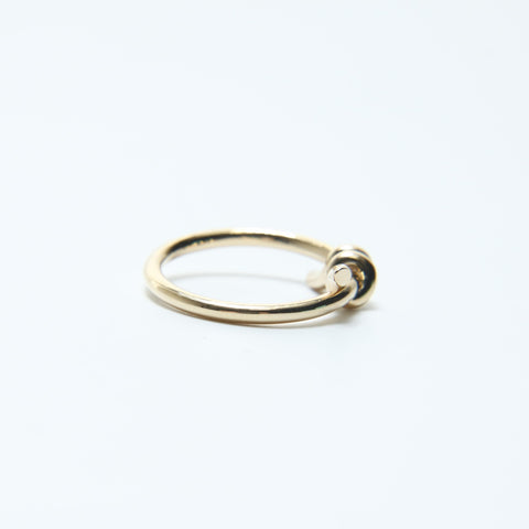 TIFFANY&Co. Knot Ring Au750 Pink Gold Ring gold WS28985