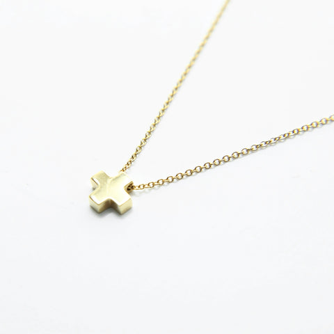 TIFFANY&Co. Roman Cross Au750 Necklace gold WS28986
