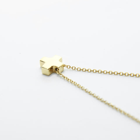 TIFFANY&Co. Roman Cross Au750 Necklace gold WS28986