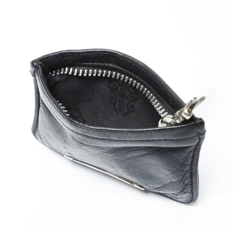 CHROME HEARTS Dagger Zip Coin Case Coin case black WS28988