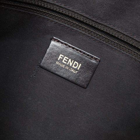 FENDI Zucchino Tote Bag (PVC) Shoulder Bag Red WS28989
