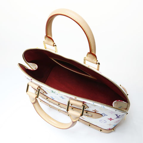 LOUIS VUITTON Alma Monogram Multicolor (2004 model) Handbag white WS28992
