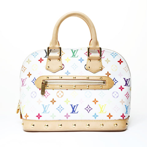 LOUIS VUITTON Alma Monogram Multicolor (2004 model) Handbag white WS28992
