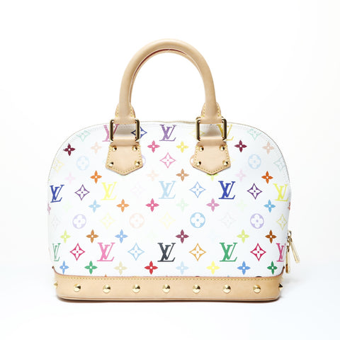 LOUIS VUITTON Alma Monogram Multicolor (2004 model) Handbag white WS28992