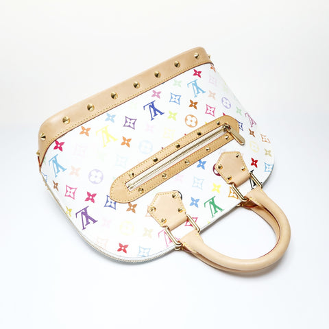 LOUIS VUITTON Alma Monogram Multicolor (2004 model) Handbag white WS28992