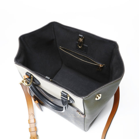 LOUIS VUITTON Monogram Folded Tote PM Shoulder Bag Brown WS28993
