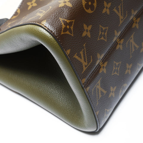 LOUIS VUITTON Monogram Folded Tote PM Shoulder Bag Brown WS28993