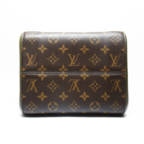 LOUIS VUITTON Monogram Folded Tote PM Shoulder Bag Brown WS28993
