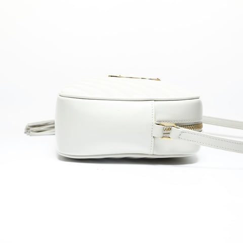 YVES SAINT LAURENT YSL Lou Tassel Camera Bag, Off-White Shoulder Bag white WS28996