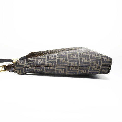 FENDI Zucca Pattern Shoulder Bag Brown WS28997