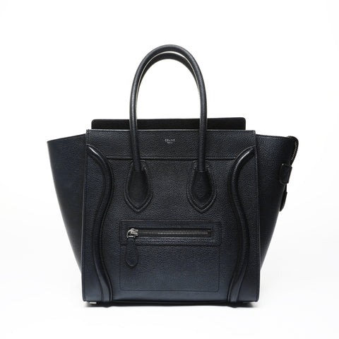 CELINE Luggage micro shopper Handbag black WS28998