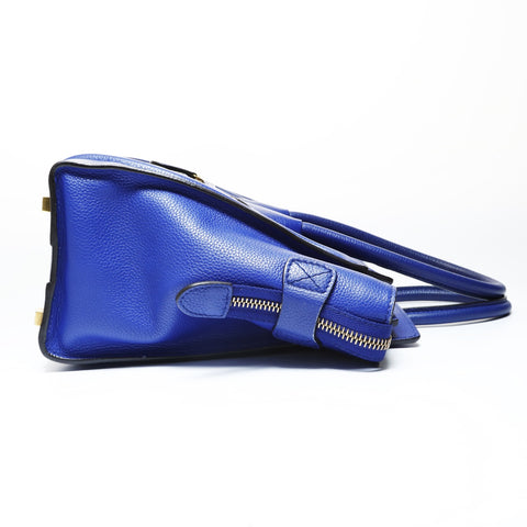 CELINE Luggage micro shopper Handbag Navy WS28999