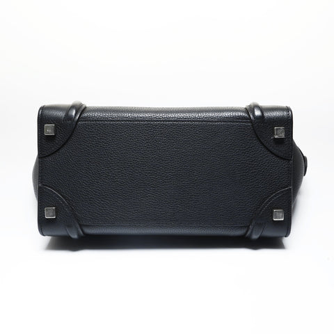 CELINE Luggage micro shopper Handbag black WS29004