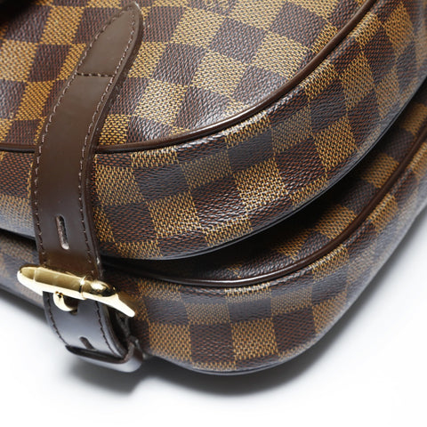 LOUIS VUITTON Damier Highbury Shoulder Bag Brown WS29005