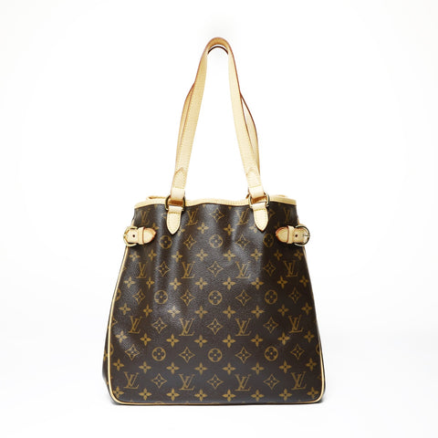 LOUIS VUITTON Batignol Vertical Tote Bag Brown WS29006