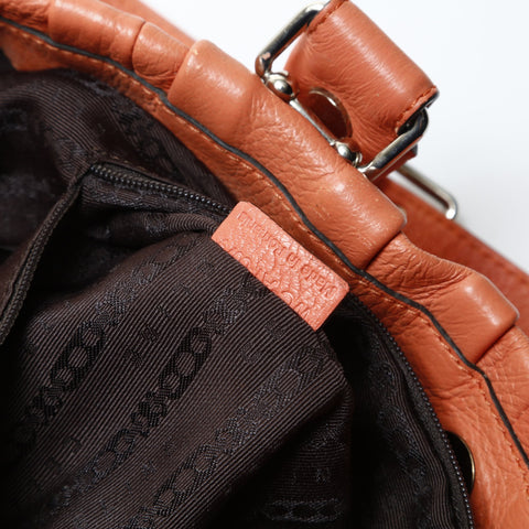 CELINE Pillow 2-way Shoulder Bag Orange WS29007
