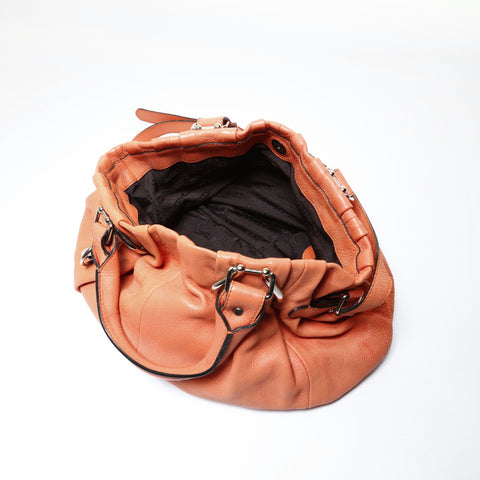 CELINE Pillow 2-way Shoulder Bag Orange WS29007