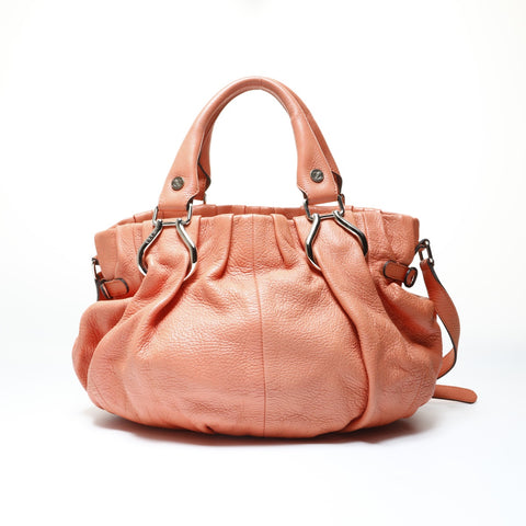 CELINE Pillow 2-way Shoulder Bag Orange WS29007