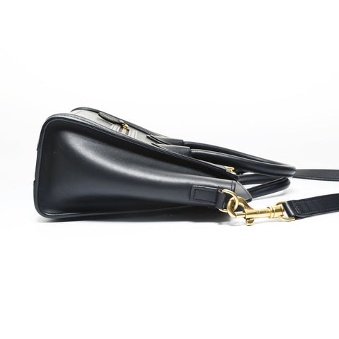 CELINE Luggage micro shopper Shoulder Bag black WS29008