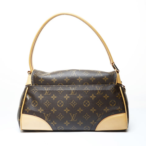 LOUIS VUITTON Monogram Beverly MM Shoulder Bag Brown WS29013