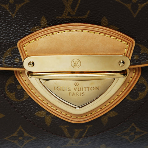 LOUIS VUITTON Monogram Beverly MM Shoulder Bag Brown WS29013