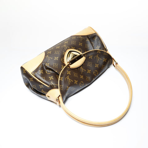 LOUIS VUITTON Monogram Beverly MM Shoulder Bag Brown WS29013